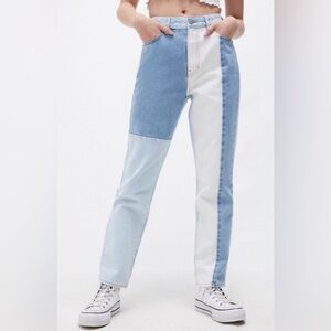 PACSUN ECO Hopper Patch Mom Jeans